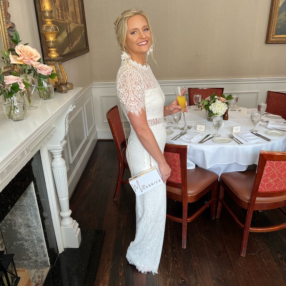 Lulu’s lace jumpsuit